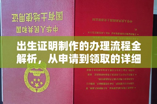 汉川出生证明制作的办理流程全解析，从申请到领取的详细指南